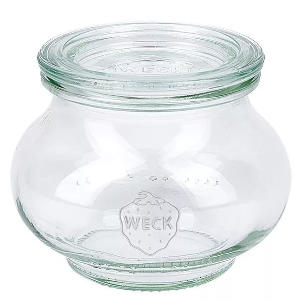 220ml bocal décoratif avec bouchon en verre WECK RR60