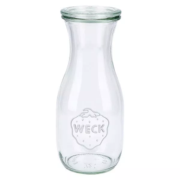 530ml Bouteille à jus de fruits avec bouchon en verre WECK RR60