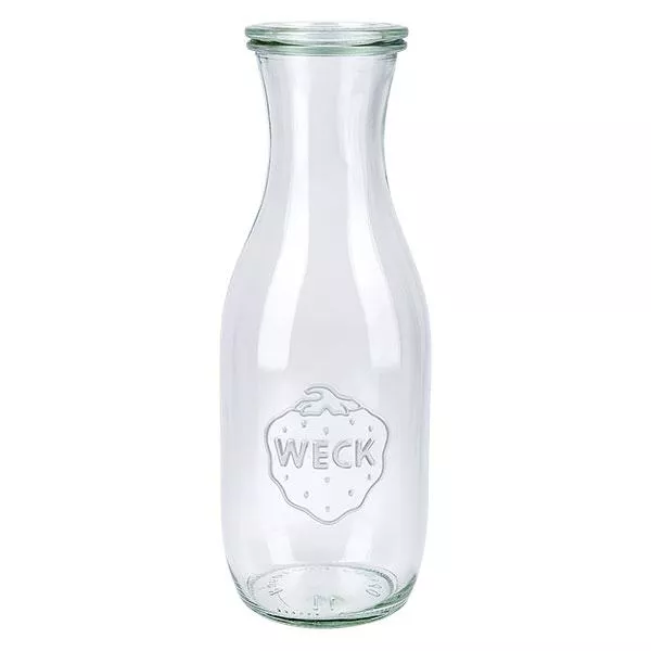 1062ml Bouteille à jus de fruits avec bouchon en verre WECK RR60