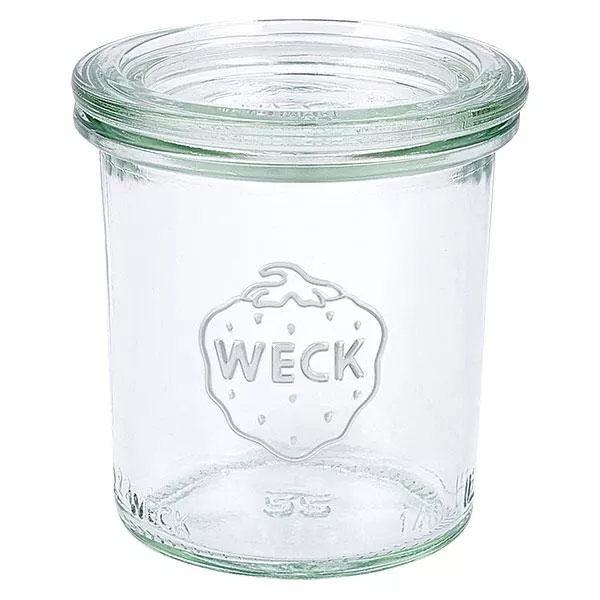 140ml bocal conique avec bouchon en verre WECK RR60