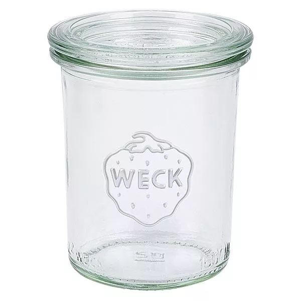 160ml bocal conique avec bouchon en verre WECK RR60