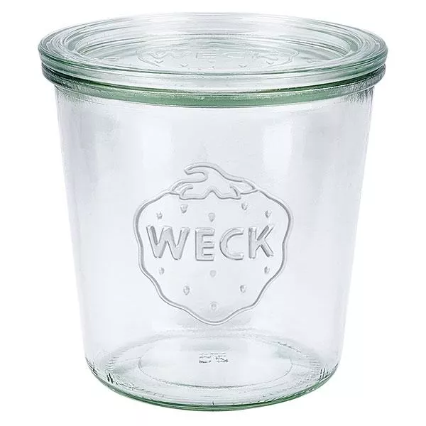 580ml bocal conique avec bouchon en verre WECK RR100