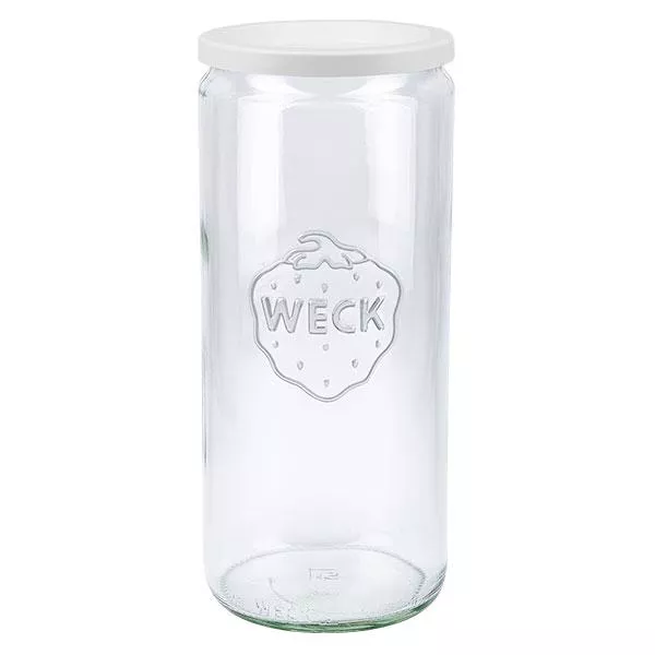 1040ml bocal cylindrique avec couvercle fraîcheur WECK RR80