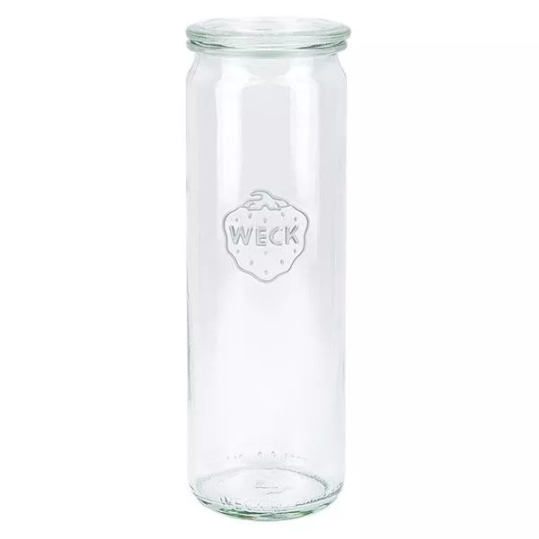 600ml bocal cylindrique avec bouchon en verre WECK RR60