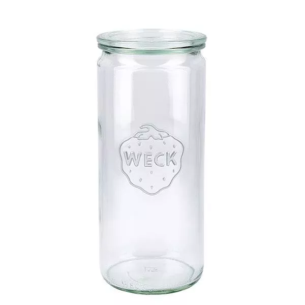 1040ml bocal cylindrique avec bouchon en verre WECK RR80