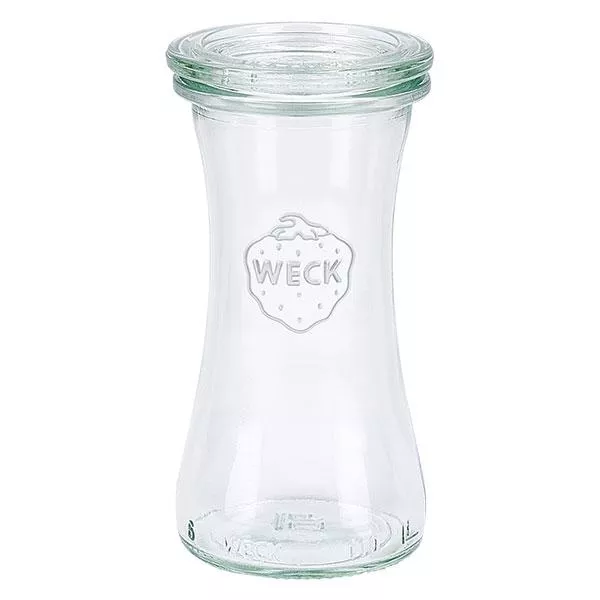 100ml bocal à gourmandises avec bouchon en verre WECK RR40