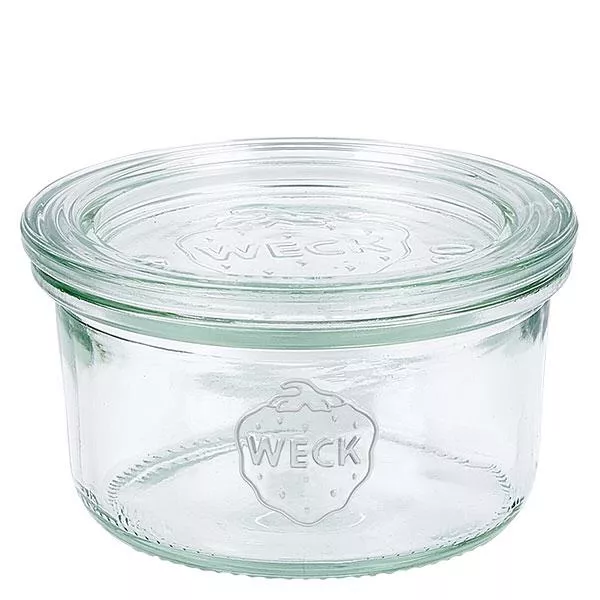 165ml bocal conique avec bouchon en verre WECK RR80