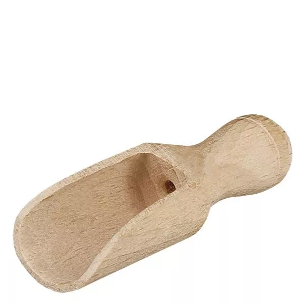 Pelle en bois taille XS forme semi-circulaire - 52mm de long