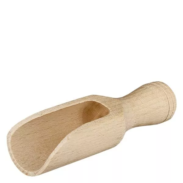 Pelle en bois taille S forme semi-circulaire - 75mm de long