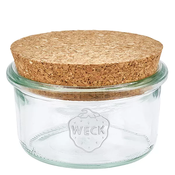 165ml bocal conique WECK RR80 avec bouchon nature