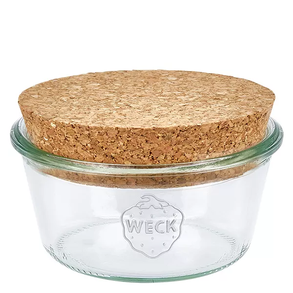 290ml bocal conique faible WECK RR80 avec bouchon nature