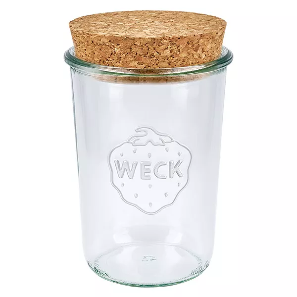 850ml bocal conique WECK RR100 avec bouchon nature