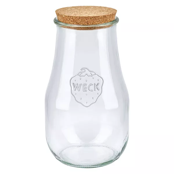 2700ml bocal tulipe WECK RR100 avec bouchon nature