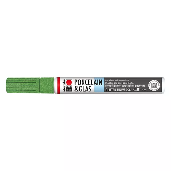 Crayon Péridot pailleté 1-2mm pour verre/porcelaine (563)