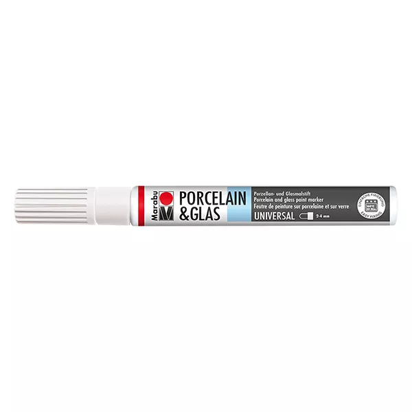 Crayon blanc 2-4mm pour verre/porcelaine (070)