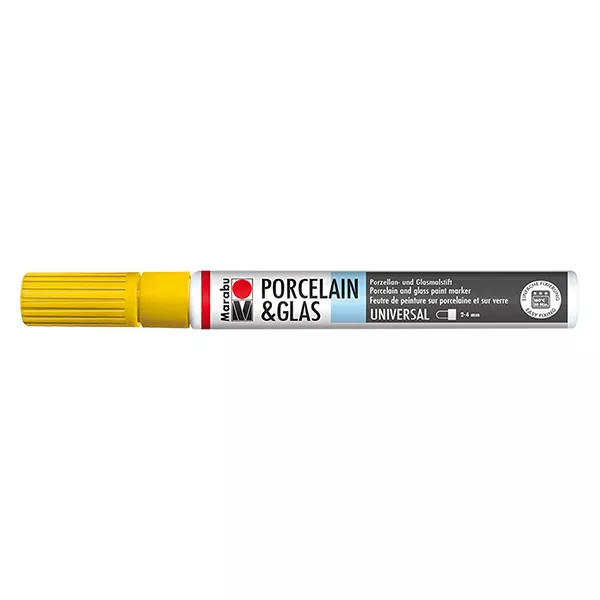 Crayon Jaune soleil 2-4mm pour verre/porcelaine (220)