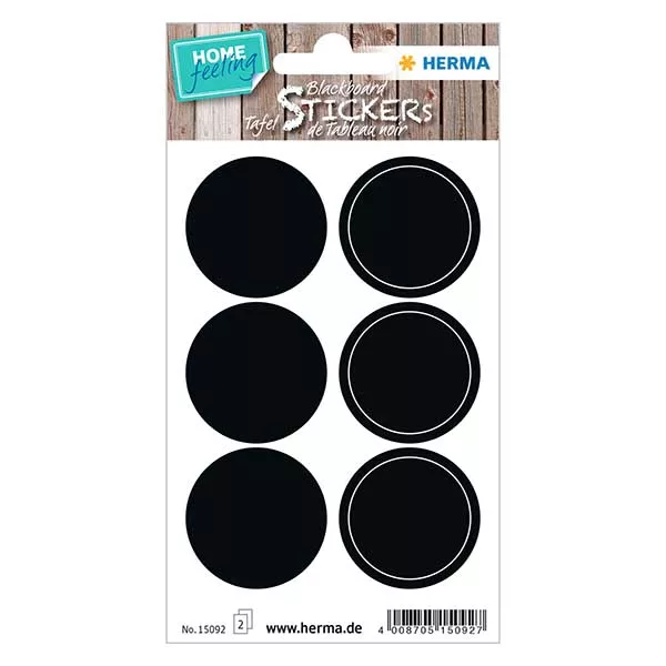 Étiquettes pour tableaux blancs cercles (12 stickers)