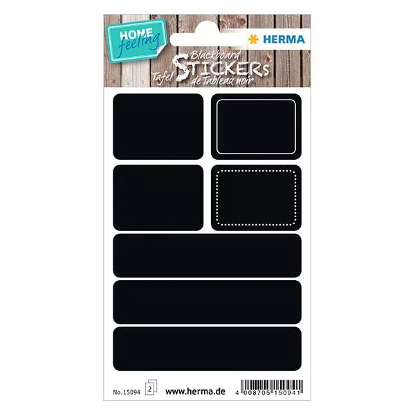 Étiquettes pour tableaux blancs rectangle (14 stickers)