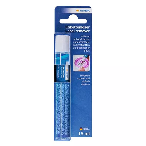 Stylo dissolvant pour étiquettes de 15 ml à base de plantes