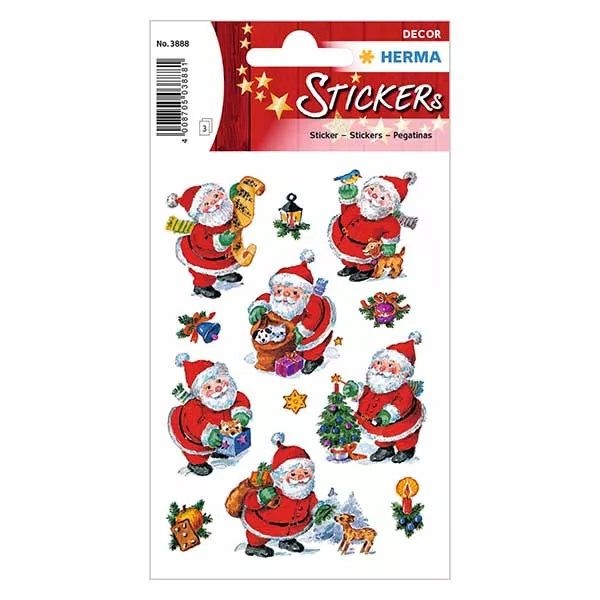 Autocollants &quot;Père Noël 2&quot; (36 stickers)