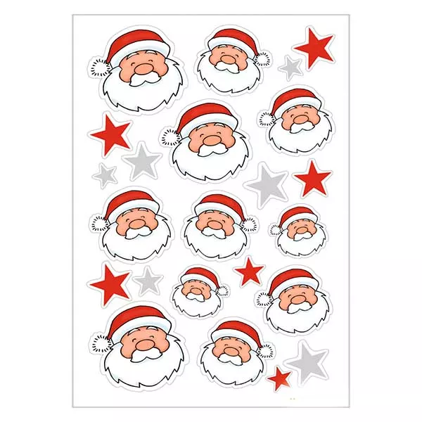 Autocollants &quot;Salutations du Père Noël&quot; (69 stickers)