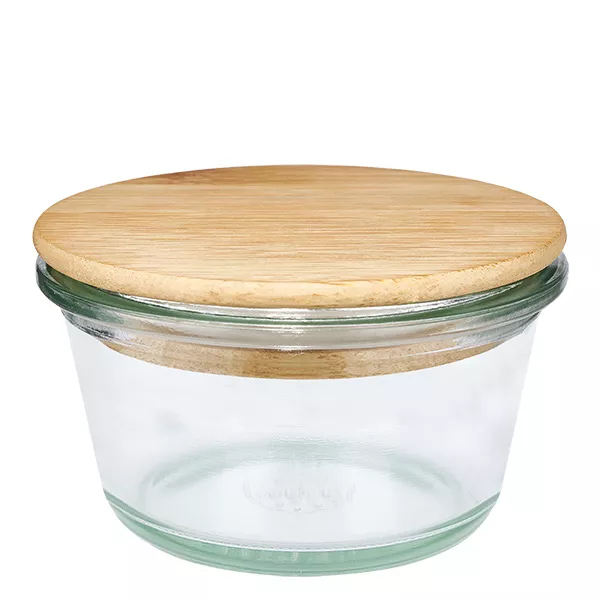 290ml bocal gourmet WECK RR100 avec couvercle en bois