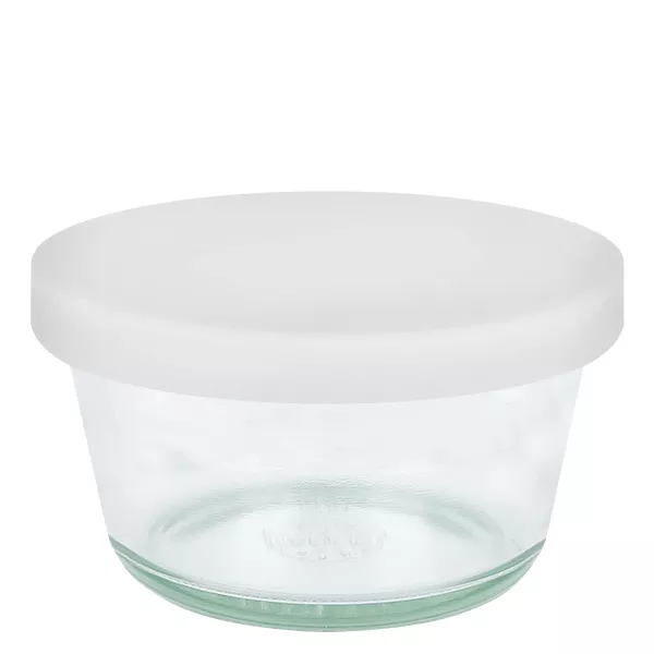 290ml bocal gourmet WECK RR100 avec couvercle en silicone blanc