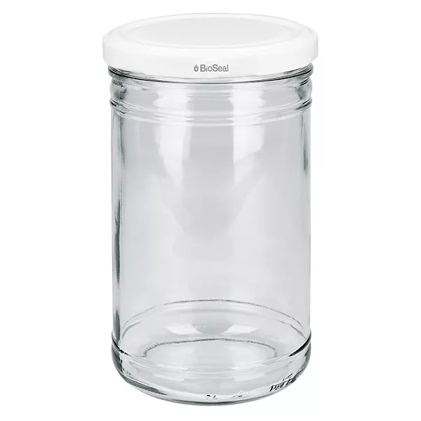 1053ml Verre conique avec couvercle BioSeal blanc UNiTWIST